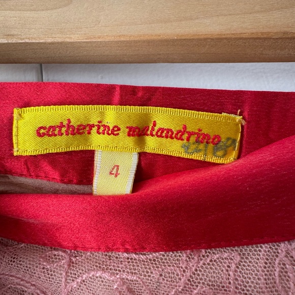 Catherine Malandrino size small/ medium two piece lace and silk set - Picture 3 of 10